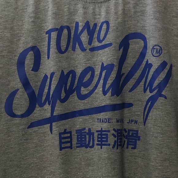 Gray Tokyo SuperDry TShirt, Adult Size Large - Picture 2 of 4